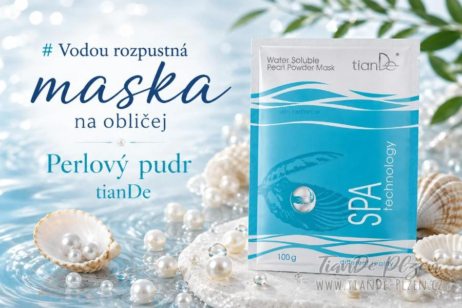 Vodou rozpustná maska Perlový pudr tianDe – jak ji používat?