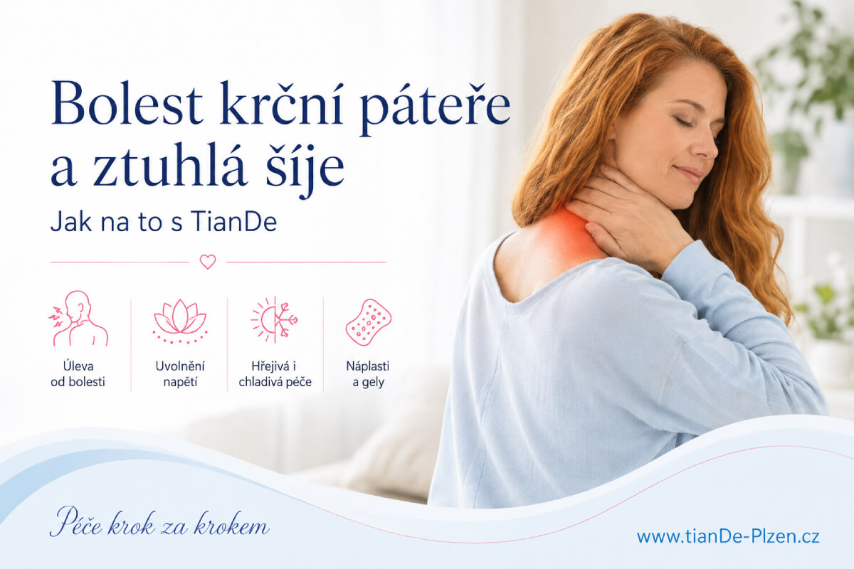 Bolest krční páteře a ztuhlá šíje – co může pomoci?