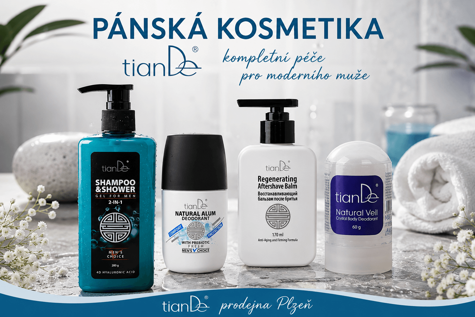 tianDe - Pánská kosmetika pro muže