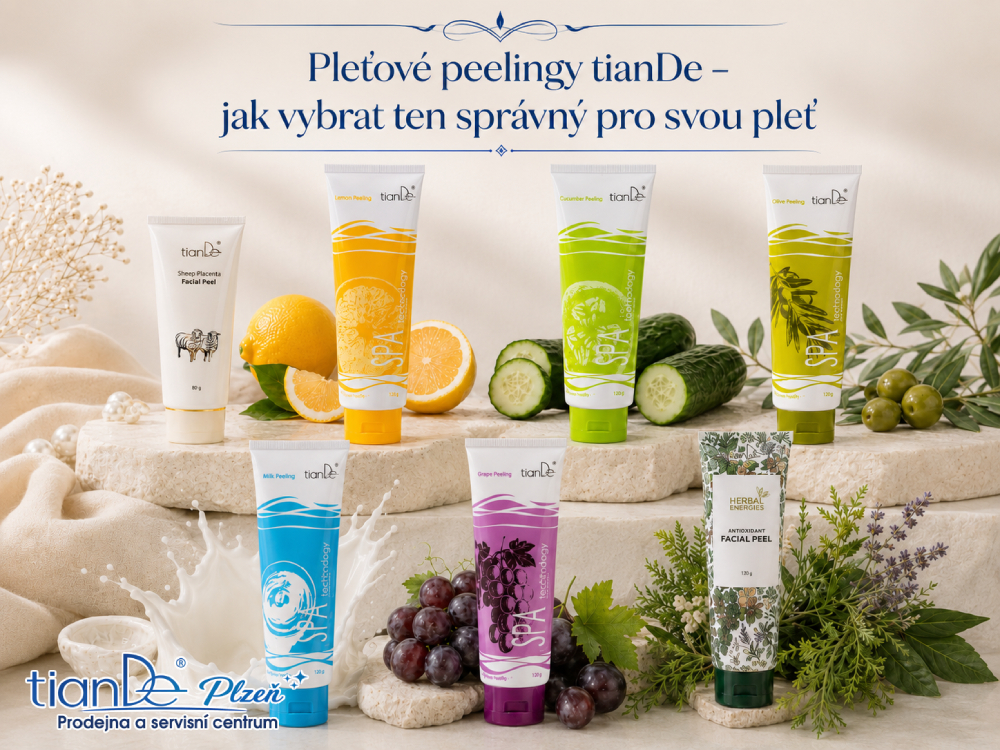 Pleťové peelingy tianDe – jak vybrat ten správný pro svou pleť