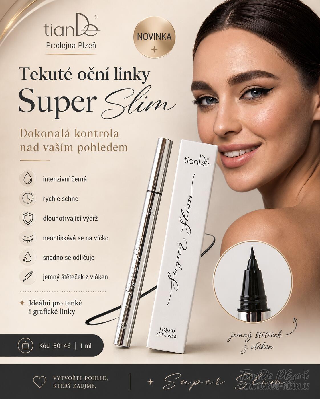 Tekuté oční linky Super Slim (5,2b)