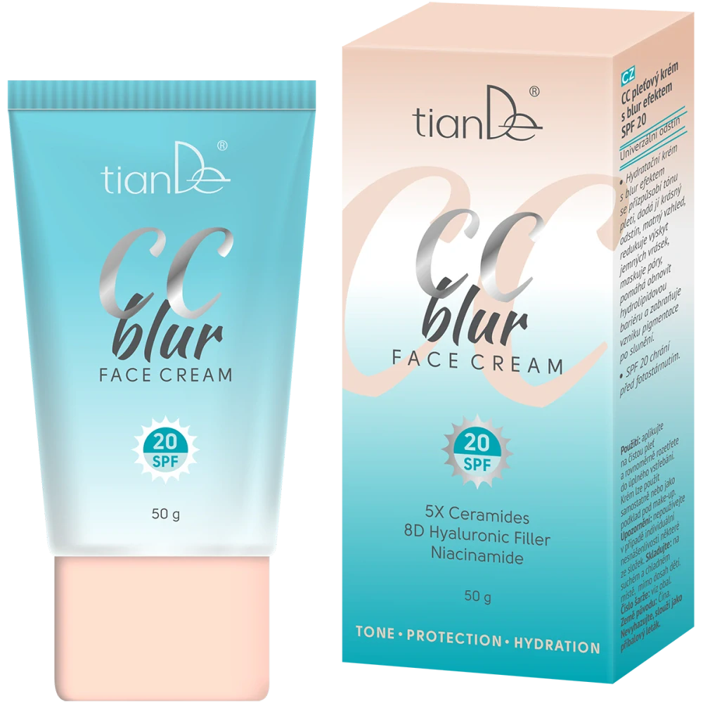 CC pleťový krém s blur efektem SPF20, 50g (12b)
