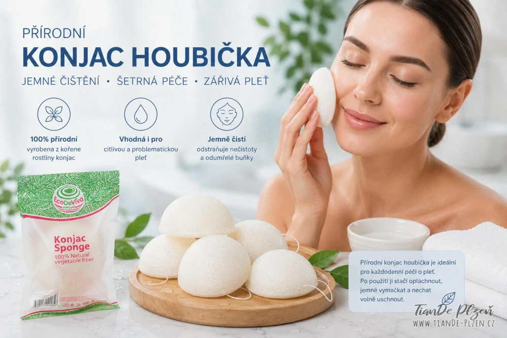 Přírodní houba Konjac, 1 ks (3,8b)