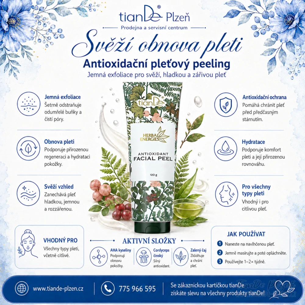 Antioxidační pleťový peeling, 120g (6b)