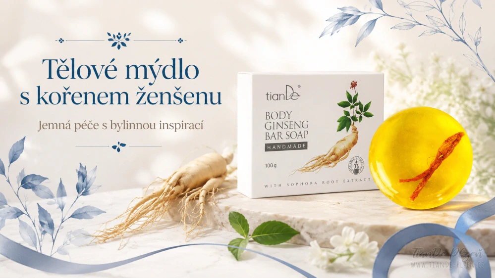 Tělové mýdlo s ženšenem, 100g (3,3b)
