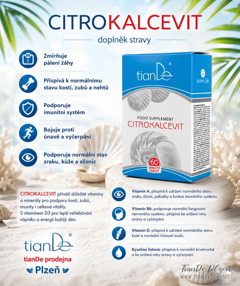 Citrokalcevit, 30 g (60 tablet po 500 mg) (13b)