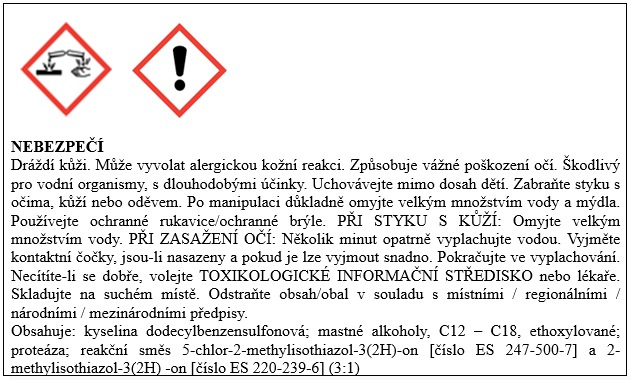 Kapsle na hygienické praní prádla, 52ks x 8g (15,9b)