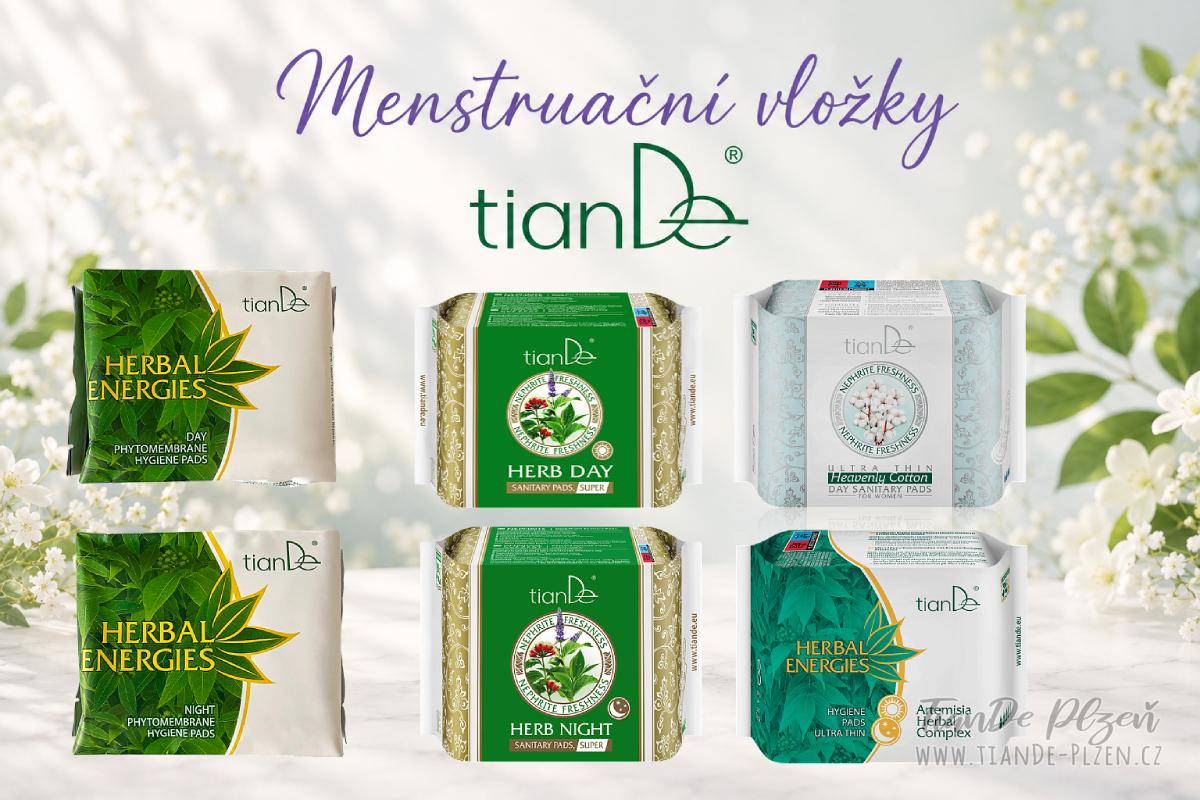 Menstruační vložky tianDe - sada vzorků