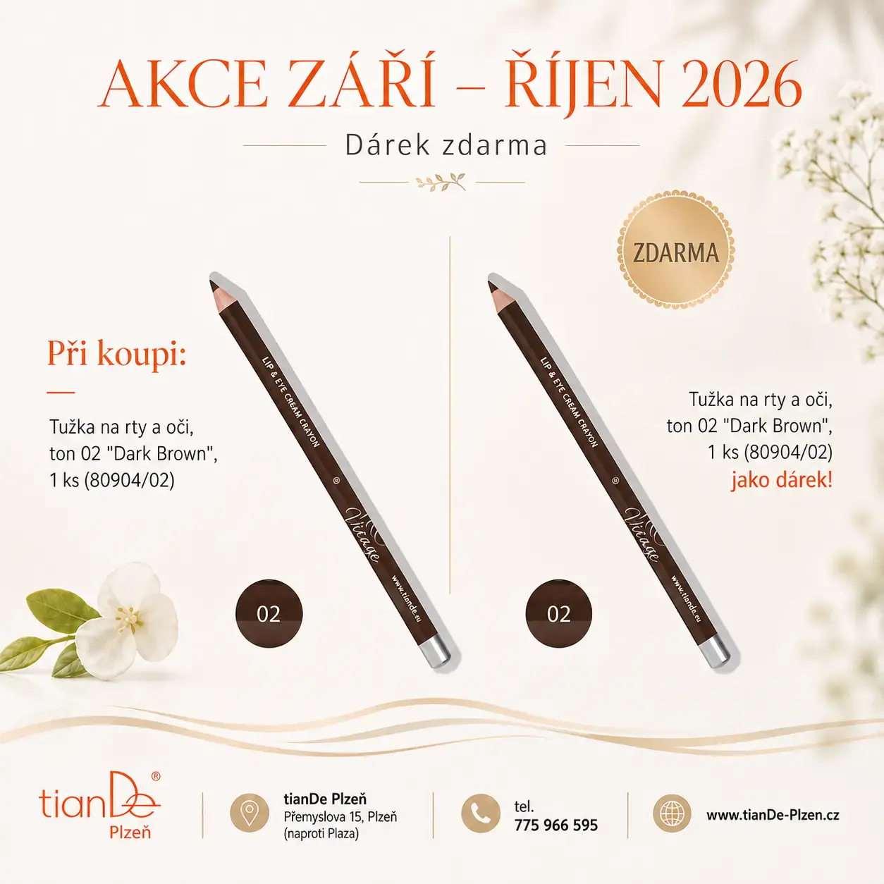 Sada pro dokonalé líčení - 2ks Dark Brown 🎁 (1,4b)