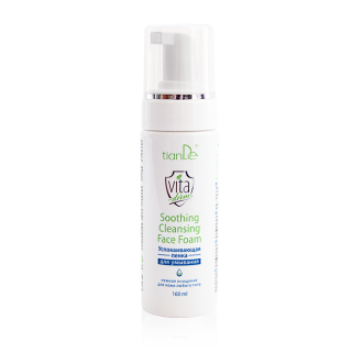 Zklidňující čistící pleťová pěna VitaDerm tianDe, 160ml (16b)