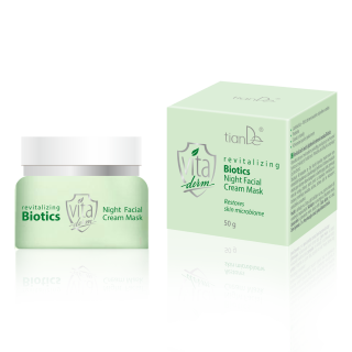Revitalizační noční pleťová krémová maska Biotics, 50g (13b)