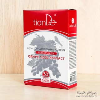 Tablety s extraktem z jader vinné révy, 30tbl, (11.8b)
