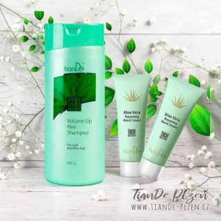 Sada Aloe tianDe - šampon + 2x krém na ruce (6,8b)