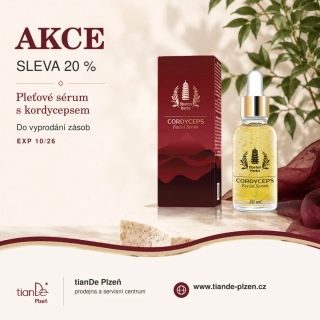 Pleťové sérum s kordycepsem, EXP 30ml (9,5b)