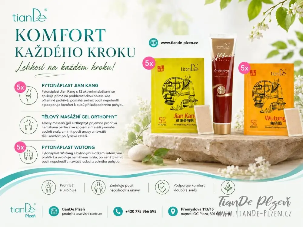Sada Komfort každého kroku – Jian Kang + Wutong + Orthophyt (53,9b)